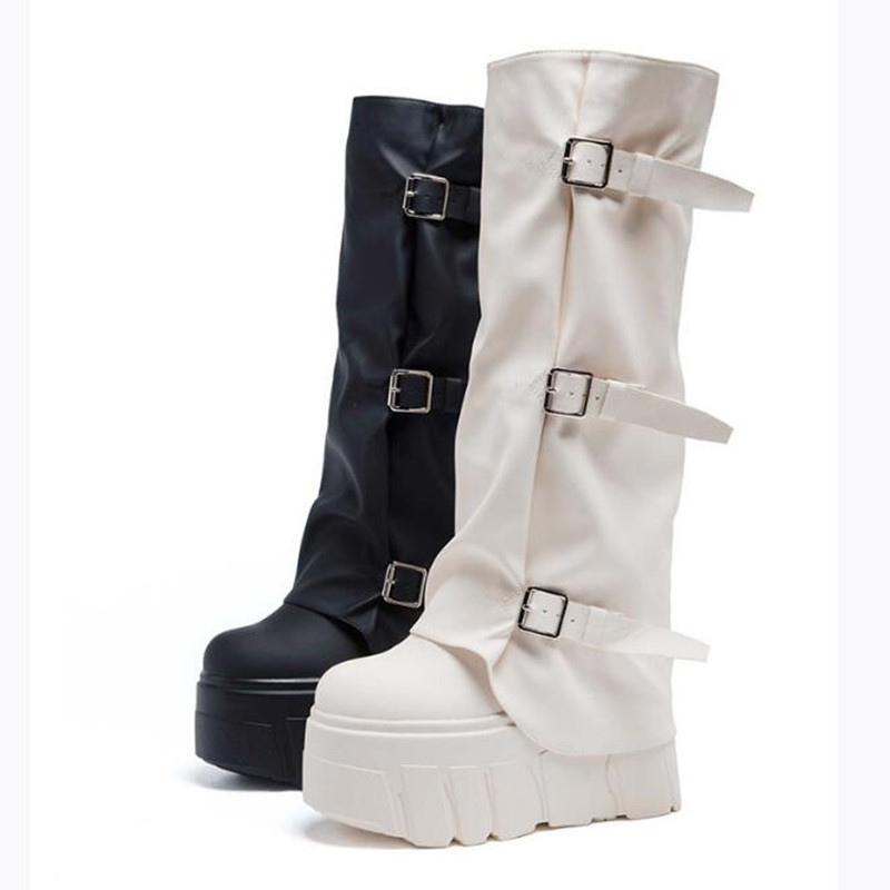 Women'S Fashion Knee High Boots - Nowa marka odzieżowa 2026 Jesień Zima