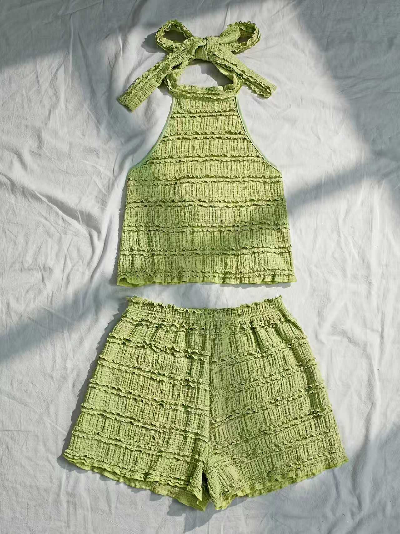 Damski letni zestaw w stylu eu – Lace Trim Cami recenzja i cena