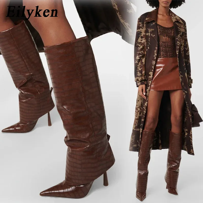 Eilyken 2027 Jesienno-Zimowe D – Women'S Fashion Knee High Boots recenzja i cena