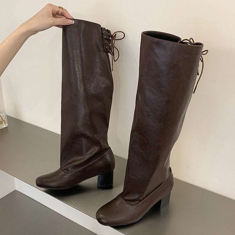 2027 Nowe Zimowe Modne Botki D – Women'S Fashion Knee High Boots recenzja i cena